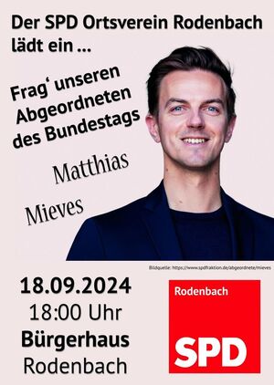 Veranstaltung mit Matthias Mieves